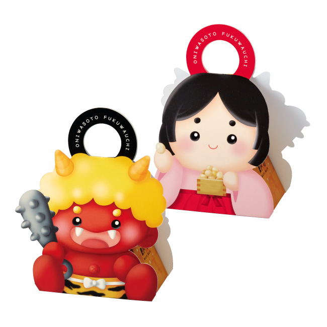 赤鬼くんとお福ちゃん キャリー